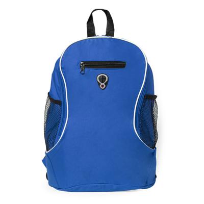 Rugzak - blauw - 21.5 liter - backpack met flessenhouder - schooltas - 40 cm