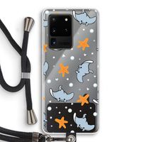 Manta: Samsung Galaxy S20 Ultra Transparant Hoesje met koord