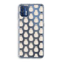 Uilen: Motorola Moto G9 Plus Transparant Hoesje Uilen: Motorola Moto G9 Plus Transparant Hoesje