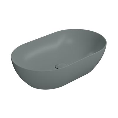 Keramische Opbouw Waskom Sapho Pura 60x37 Mat Groen