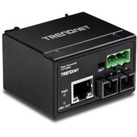 Trendnet TI-F10S30 netwerk media converter 200 Mbit/s 1310 nm Single-mode Zwart