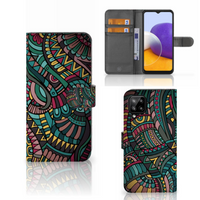 Samsung Galaxy A22 4G | M22 Telefoon Hoesje Aztec - thumbnail