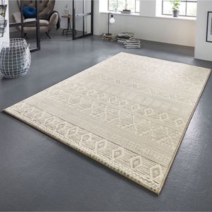 Vloerkleed Roanne Crème - 200x290cm - Creme Design Vloerkleed - 123vloerkleed.nl is de online webshop voor vloerkleden en woonaccessoires.