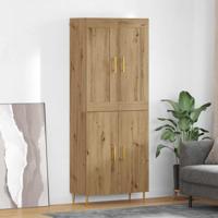 Hoge kast Artisan Eiken 69,5 x 34 x 180 cm Bewerkt hout