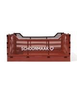 HEMA Klapkrat letterbord recycled bruin (bruin)