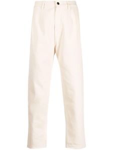 FENDI pantalon droit à patch logo - Tons neutres