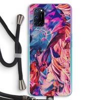 Pink Orchard: Oppo A92 Transparant Hoesje met koord