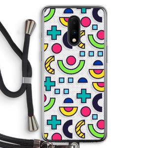 8-bit N°6: OnePlus 7 Transparant Hoesje met koord
