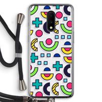 8-bit N°6: OnePlus 7 Transparant Hoesje met koord