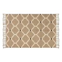 Beliani - ORENCIK - Laagpolig vloerkleed - Beige - 160 x 230 cm - Jute