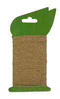 Jute bindtouw naturel met ijzeren kern dia. 2,75 mm x 10 m - Nature