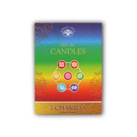Rituele Kaarsen - 7 Chakra - Set van 7