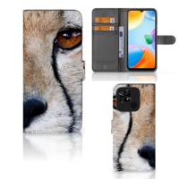 Xiaomi Redmi 10C | Telefoonhoesje | Met pasjeshouder | Cheetah