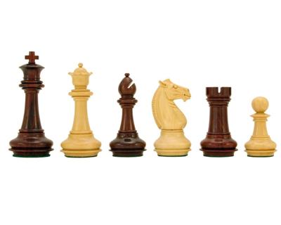 Tempelierserie Luksueuze Rozenhouten Schaakstukken 10 cm