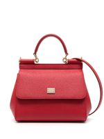 Dolce & Gabbana mini sac à bandoulière Sicily - Rouge - thumbnail