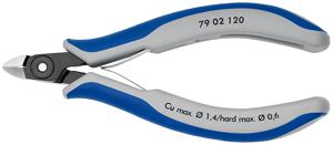 Knipex 79 02 120 79 02 120 Elektronica en fijnmechanica Zijkniptang Met facet 120 mm