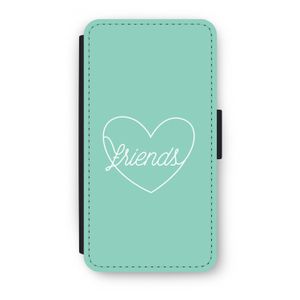 Friends heart pastel: iPhone XS Flip Hoesje