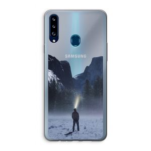 Wanderlust: Samsung Galaxy A20s Transparant Hoesje