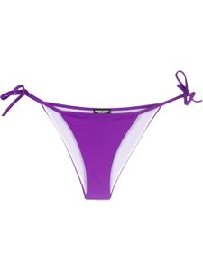 DSQUARED2 bas de bikini noué à logo imprimé - Violet