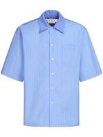 Marni chemise à fines rayures - Bleu