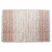 Tapijt DKD Home Decor Beige Oranje Franjes 160 x 230 x 1 cm