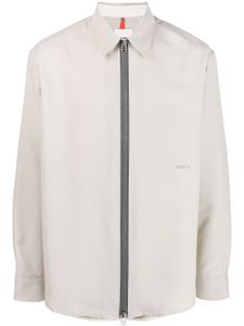 OAMC chemise Ian à fermeture zippée - Gris