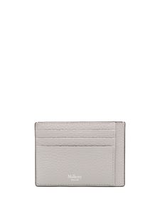 Mulberry porte-cartes en cuir grainé - Gris