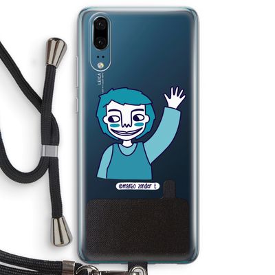 Zwaai: Huawei P20 Transparant Hoesje met koord