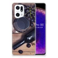 OPPO Find X5 Pro | Siliconen Case | Wijn