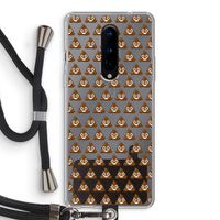 Poop emoji: OnePlus 8 Transparant Hoesje met koord