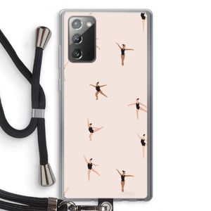 Dancing #1: Samsung Galaxy Note 20 / Note 20 5G Transparant Hoesje met koord