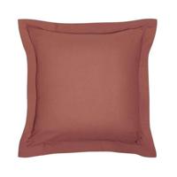 Kussensloop vandaag essentieel - 63 x 63+5 cm - 100% Una katoen - Terracotta