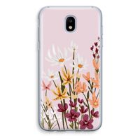 Painted wildflowers: Samsung Galaxy J5 (2017) Transparant Hoesje