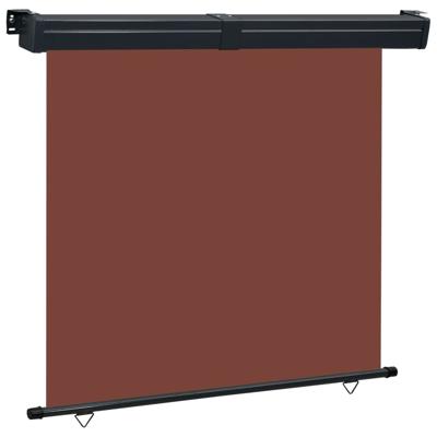 Balkonscherm 165x250 cm bruin