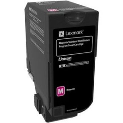 Lexmark 74C2SM0 7000pagina's Magenta laser toner & cartridge