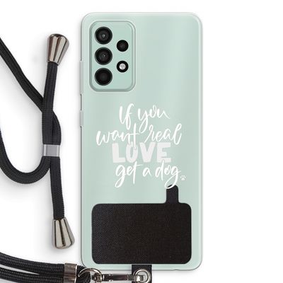 Partner in crime: Samsung Galaxy A52s 5G Transparant Hoesje met koord
