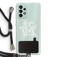 Partner in crime: Samsung Galaxy A52s 5G Transparant Hoesje met koord