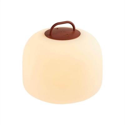 Nordlux TafellampKettle To-Go oplaadbaar wit met rood Ø 36cm - 2018013002