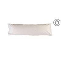 Kussensloop Hosteline IRIS Wit Bed van 180/200 144 Draden 45 x 100 cm