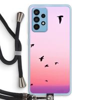 Fly away: Samsung Galaxy A52 Transparant Hoesje met koord