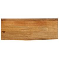 Tafelblad met natuurlijke rand 90x40x3,8 cm massief mangohout