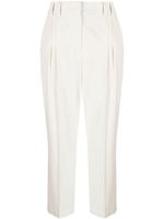 Brunello Cucinelli pantalon de tailleur à coupe courte - Tons neutres