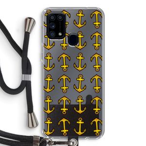 Musketon Anchor: Samsung Galaxy M31 Transparant Hoesje met koord