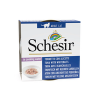 Schesir in Kookvocht Tonijn/Ansjovis met rijst natvoer kat 85gr