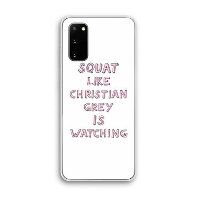 Christian Grey: Samsung Galaxy S20 Transparant Hoesje