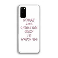 Christian Grey: Samsung Galaxy S20 Transparant Hoesje