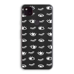 Eye pattern #3: Google Pixel 4a 5G Transparant Hoesje
