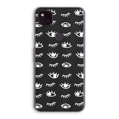 Eye pattern #3: Google Pixel 4a 5G Transparant Hoesje
