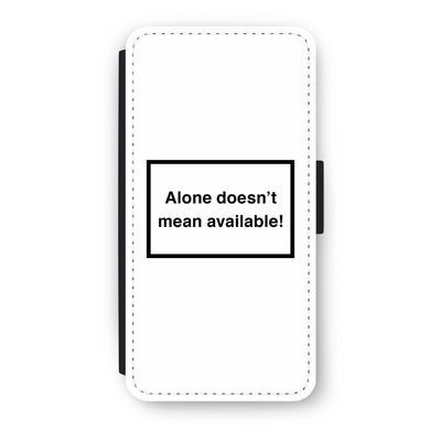 Alone: iPhone 8 Plus Flip Hoesje