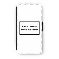 Alone: iPhone 8 Plus Flip Hoesje